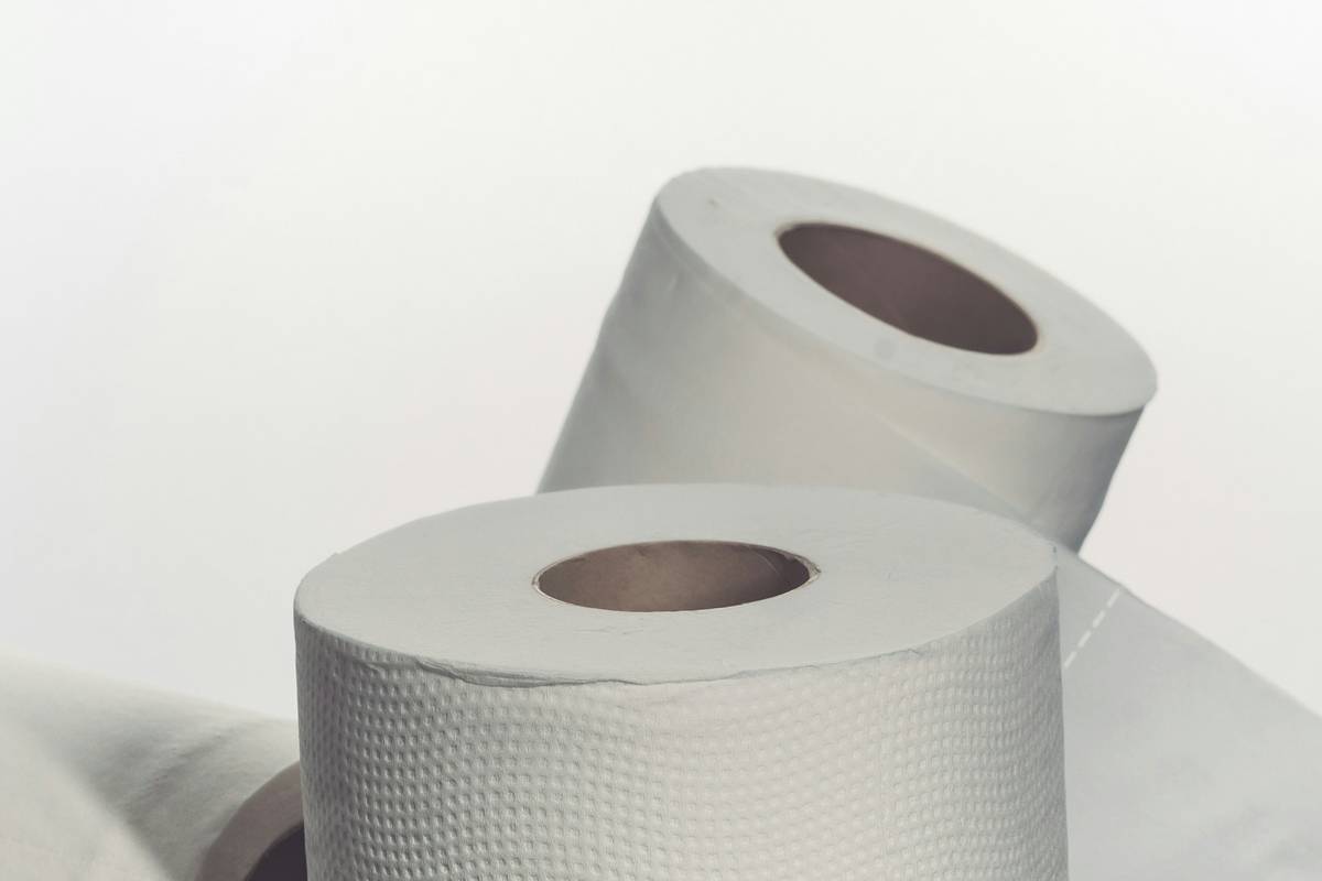 Flushable Options: organic cotton wipes disintegrating in water test